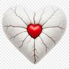 High Res Heart Graphic Design A high-resolution PNG image of a heart symbol in transparent format.