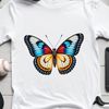 Transparent Insect Image A transparent PNG image of a colorful butterfly with intricate details against a clear background.