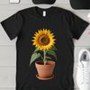 High-Resolution Sunflower Image Download A high-resolution PNG image of a single sunflower in a clear background, suitable for sublimation and commercial use.