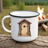 Transparent Fairy Entrance A small, transparent fairy door with a clear background, suitable for sublimation printing or digital designs.