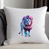 A regal lion in the savannah, suitable for commercial or personal use.