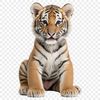 High Resolution Tiger Image Download Large, clear image of a big cat, suitable for commercial or personal use.