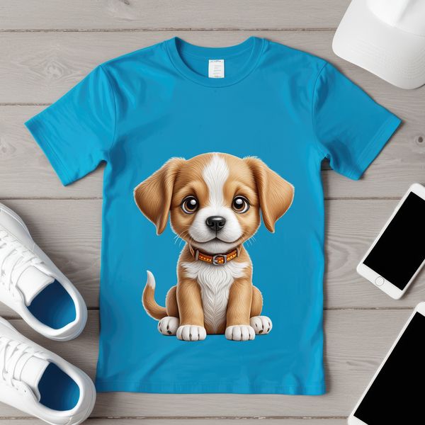 Free High-Res Dog PNG Image A high-resolution PNG image of a cute puppy with a clear background, suitable for sublimation or printing.