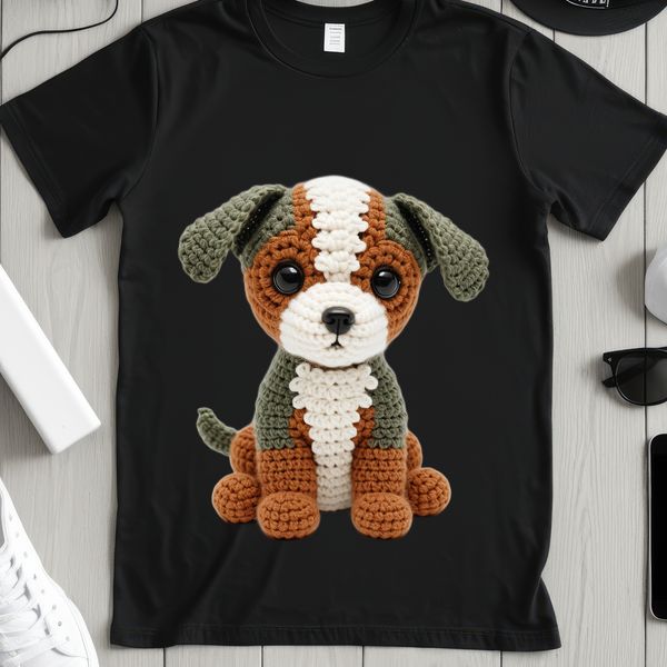 Playful Pup in Transparent Design A cute puppy with a clear background, suitable for personal or commercial use in various designs.
