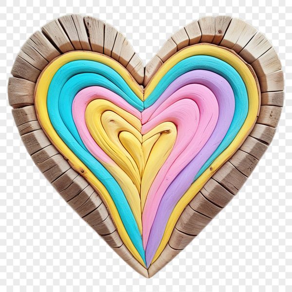 A transparent and high-resolution PNG heart graphic with a clear background, suitable for commercial or personal use.