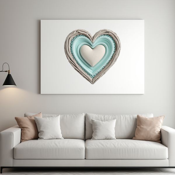 Clear Transparent Heart Symbol PNG A single heart symbol with a clear transparent background.