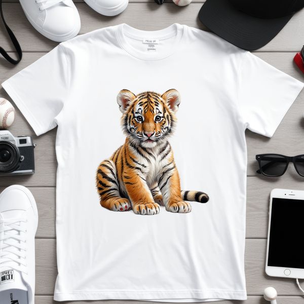 Beautiful Large Tiger Image A large, high-resolution image of a tiger in clear background, suitable for commercial or personal use.
