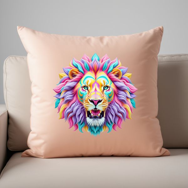 A high-resolution transparent PNG image of a lion against a clear background.