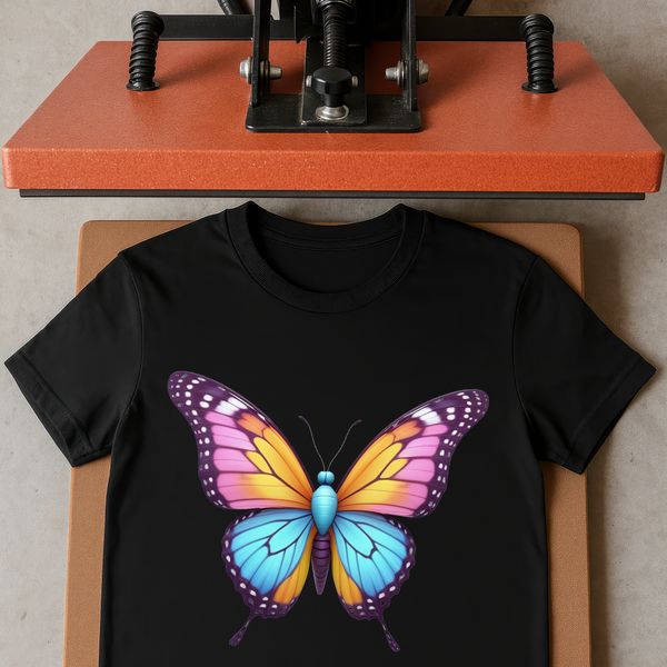 Beautiful Free Butterfly Image A colorful, high-resolution image of a butterfly in mid-flight against a clear background.