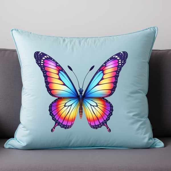 Colorful Winged Beauty Image Close-up image of a colorful butterfly on a transparent background for commercial and personal use.