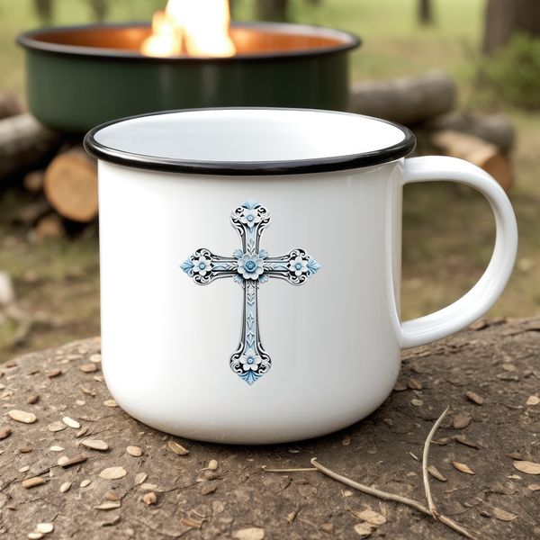 High-Quality Crucifix Illustration A high-resolution transparent PNG image of a traditional crucifix with a clear background.