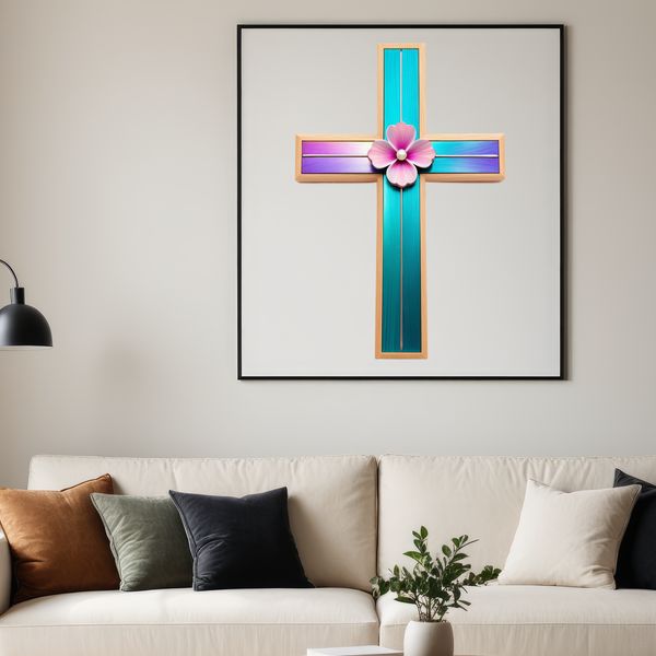 Transparent Christian Icon A transparent PNG image of a crucifix with clear background for commercial and personal use.