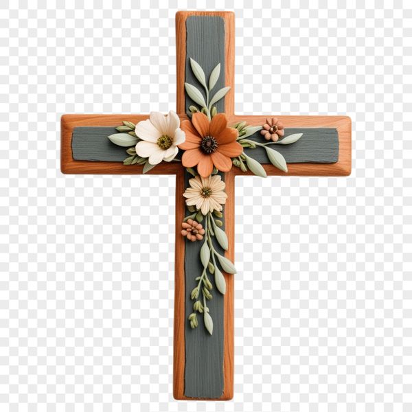 Traditional Religious Cross Design PNG Image A free to download and use PNG image of a traditional religious cross design, ideal for various applications.