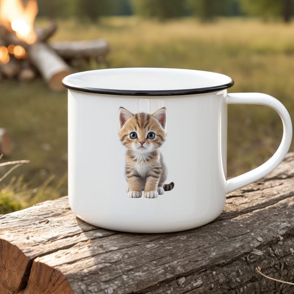 Whiskers and Wonders A high-resolution transparent PNG image of a small domestic cat.