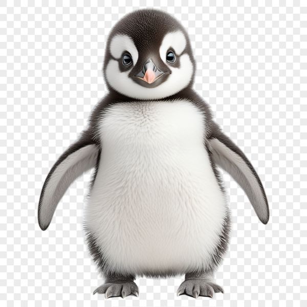 A young penguin waddling on a rocky shore.