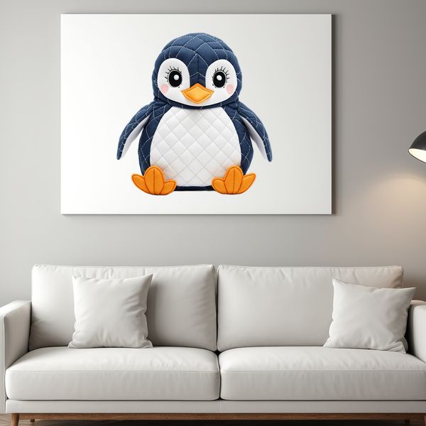 Cute Little Bird Portrait A high-resolution PNG image of a cute baby penguin with transparent background, suitable for commercial and personal use.