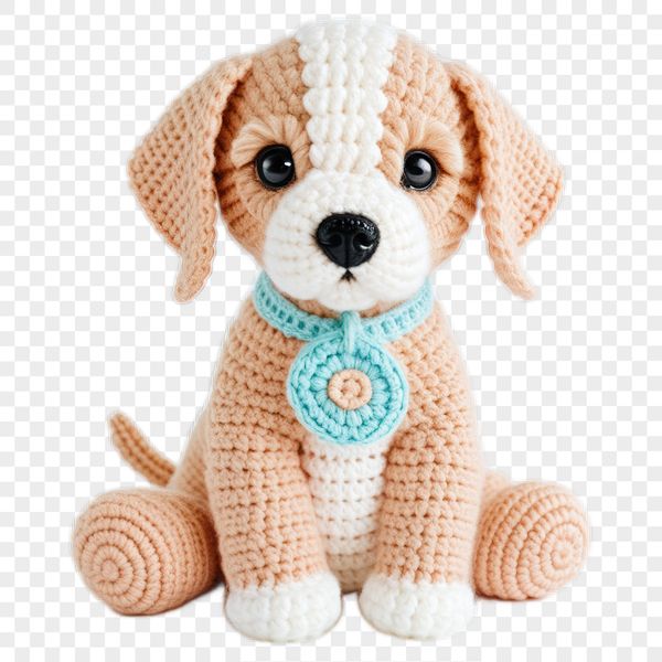 Furry Friend in a Transparent Background A cute puppy sitting on a background, available for free download with transparent PNG format.