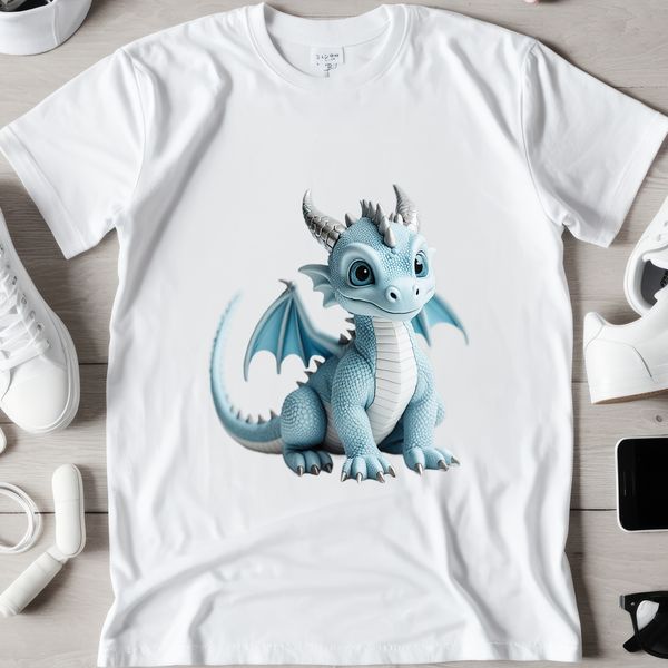 Dragon Illustration in High Definition A high-resolution image of a mythical dragon with a clear background, suitable for commercial or personal use.