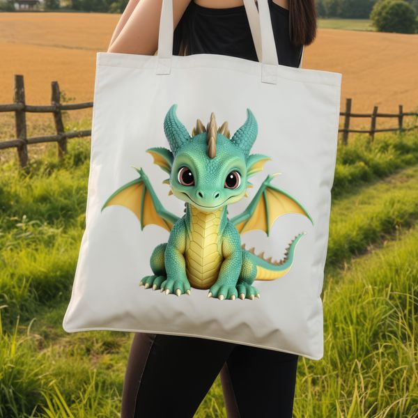 A mythical dragon in a clear background, designed for high-resolution printing.