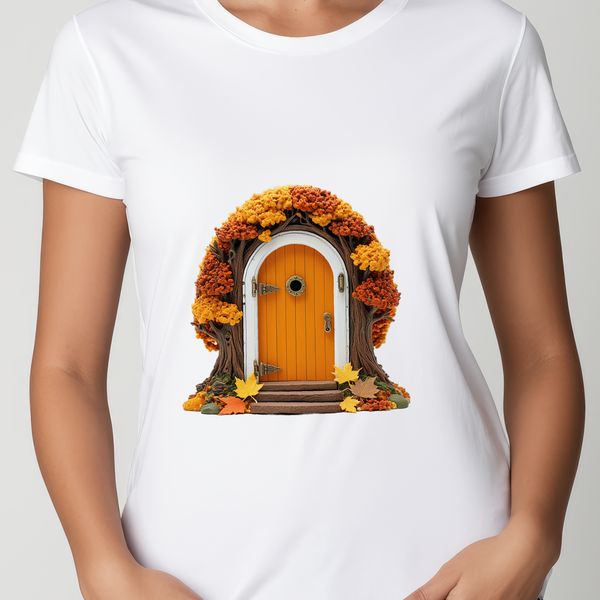 Decorative Doorway to Fantasy A high-resolution PNG image of a decorative fairy door, ideal for DIY projects, invitations, and web design elements.