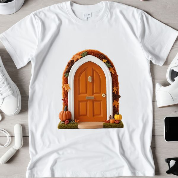 A whimsical fairy door with a transparent background, perfect for creative projects and print quality applications.