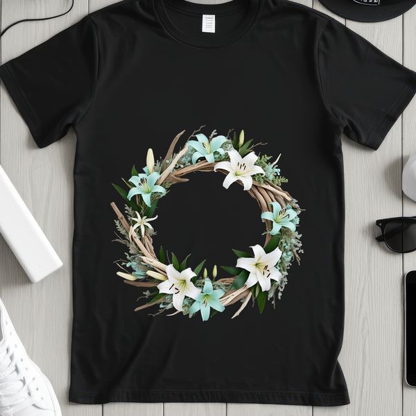 High Res Wreath Design PNG A free high resolution floral wreath in transparent PNG format, ideal for commercial or personal use.