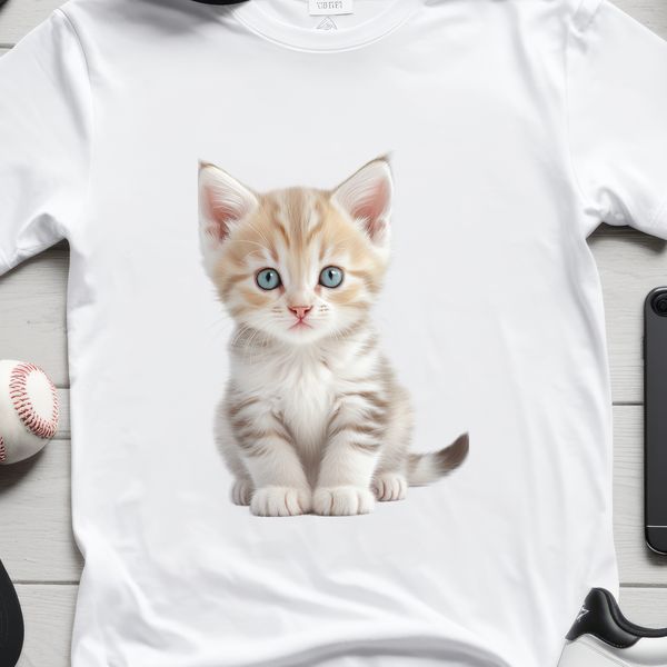 High Res Feline Friend Clip Art A high-resolution PNG image of a cute grey kitten with a transparent background.