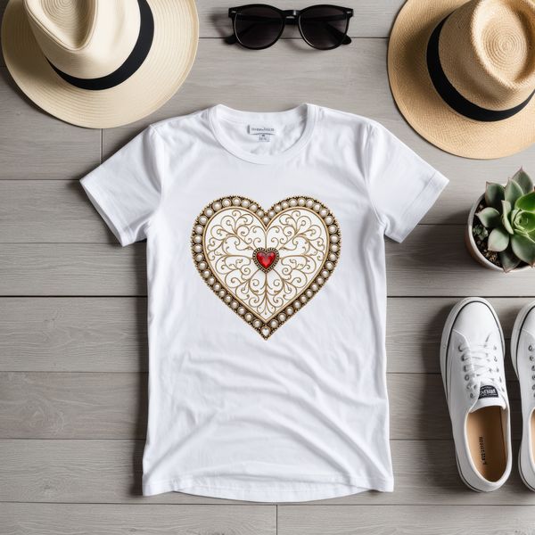 Beautiful Heart Symbol PNG Design A high-resolution, transparent PNG design element featuring an isolated illustration of a heart symbol.