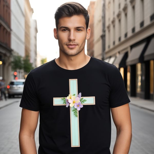 A transparent PNG image of a crucifix with a clear background, suitable for various designs.