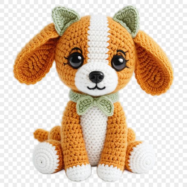 Cute Puppy Image A high-resolution transparent image of a cute puppy against a clear background.