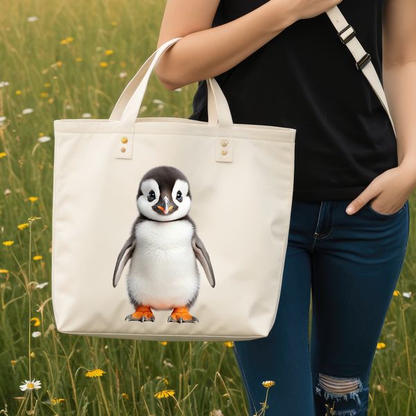 Cute Pengy Cartoon Image A high-resolution png image of a cute baby penguin in transparent format.