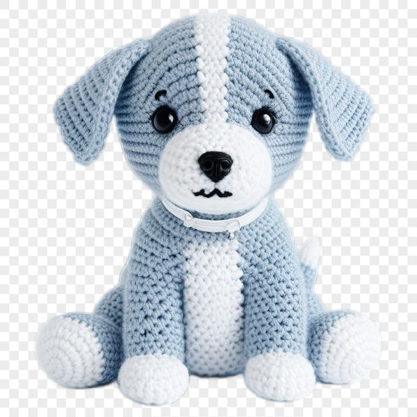 Transparent Background Pet Image A high-resolution digital illustration of a cute puppy with a transparent background.