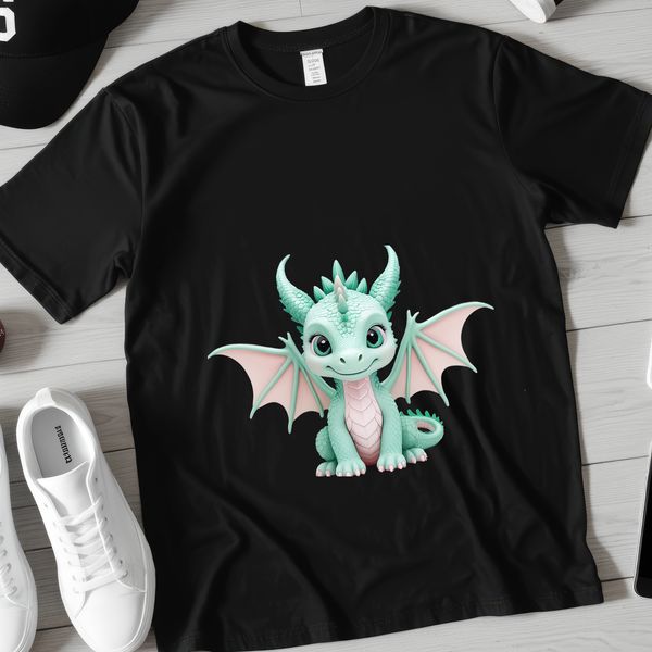 A high-resolution image of a mythical creature with scales and wings in a clear background.