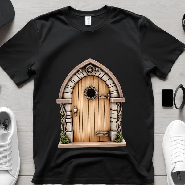 Magical Fairy Door PNG Image High resolution transparent PNG image of a fairy door with clear background, ideal for sublimation printing.