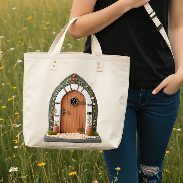 Delicate Fairy Door Design High-resolution PNG image of a delicate fairy door design, ideal for sublimation printing, stickers, or web design projects.