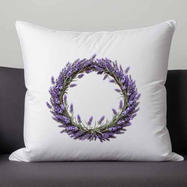 Beautiful Free Wreath Clipart Design A decorative floral wreath made from various flowers with a clear background.