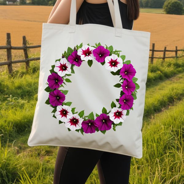 Floral Wreath PNG Template A high-resolution transparent floral wreath in PNG format for commercial or personal use.