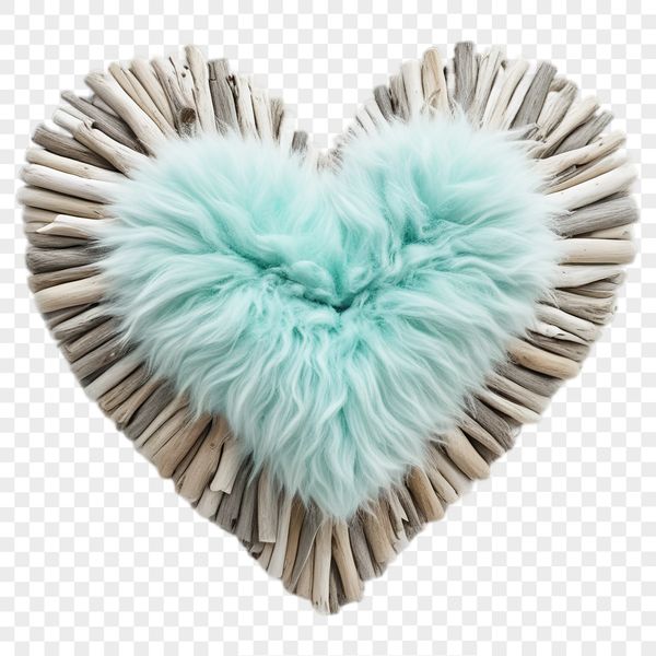 A transparent PNG heart icon with a clear background, ideal for commercial use in various designs.
