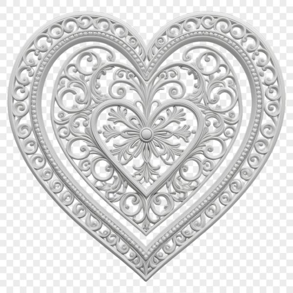 A free, transparent heart icon with a clear background in high resolution for commercial and personal use.