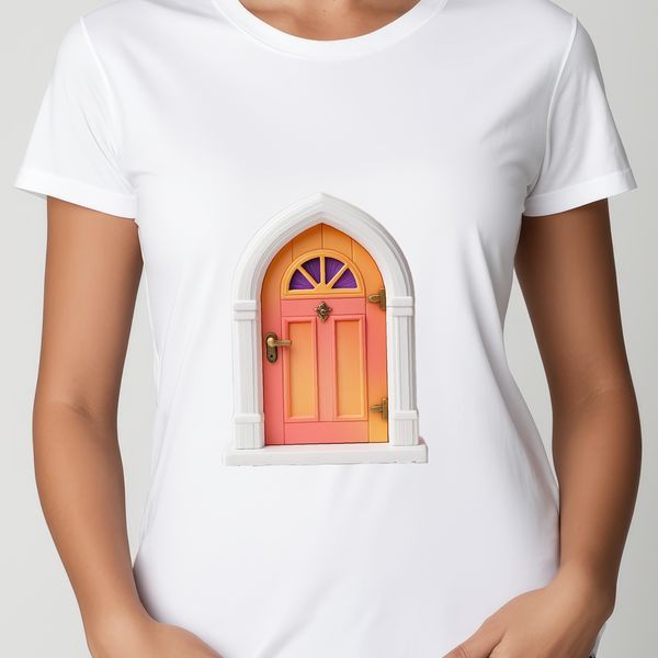 High-resolution png image of a fantasy-inspired door with clear background for commercial use or personal projects.