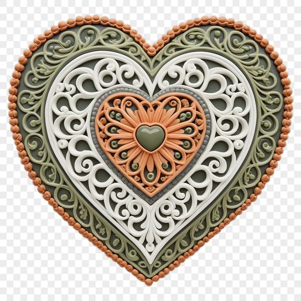 A heart icon with transparent background, suitable for commercial or personal use.