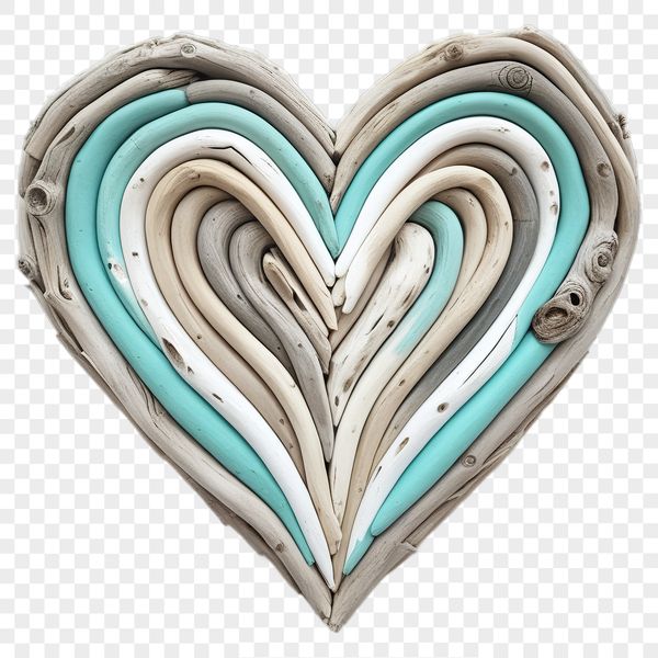 Heart graphic in high resolution, suitable for commercial or personal use as a sublimation template or clipart.