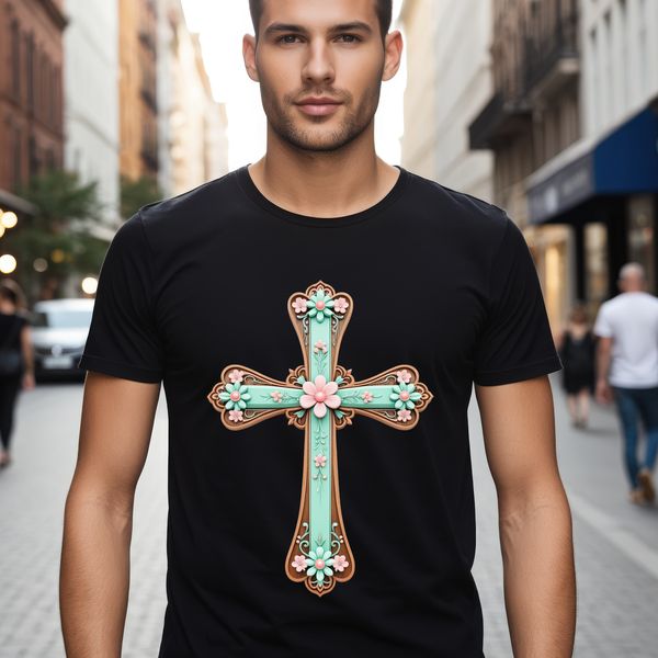 Religious Cross Symbol in Hi Res PNG Format A high-resolution PNG image of a transparent crucifix on a clear background.