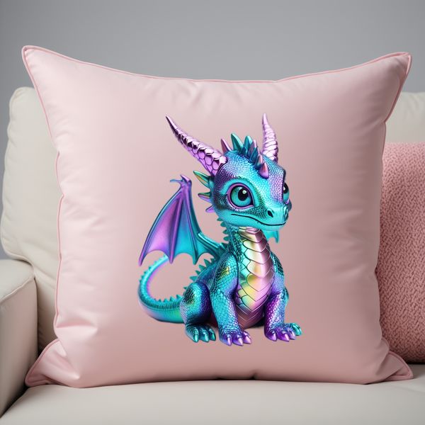 Fantasy Dragon Design for Print A mythical creature with scales and wings, suitable for commercial use in various digital projects.