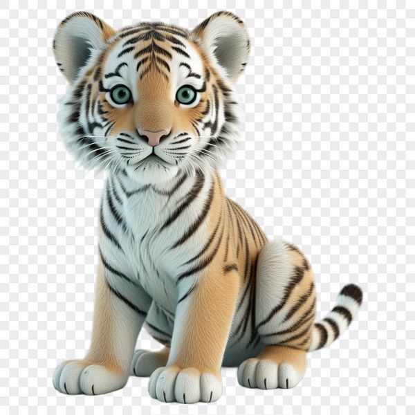 A close-up image of a majestic adult tiger with vibrant orange and black stripes, suitable for high-resolution printing.