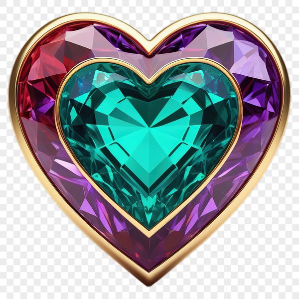 Transparent Love Icon PNG File A high-resolution heart graphic with a clear background and transparent edges.