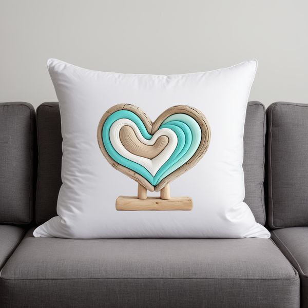 A transparent PNG image of a stylized heart icon with a clear background for commercial or personal use.