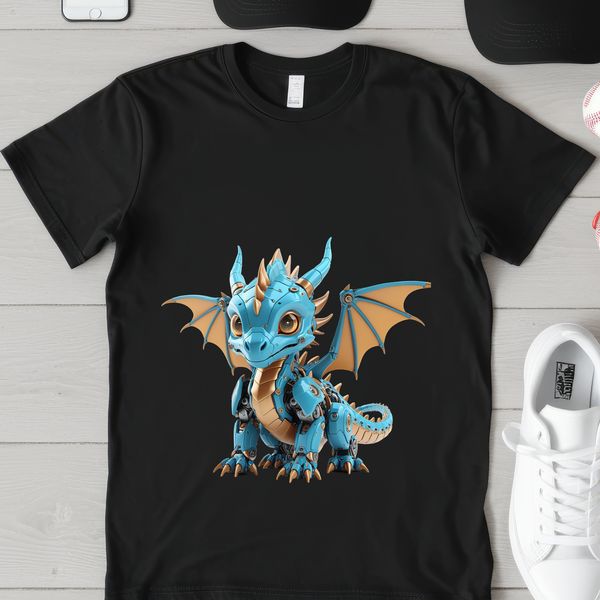 Dragon Design with Clear Background A digital illustration of a mythical dragon with intricate details against a clear background.