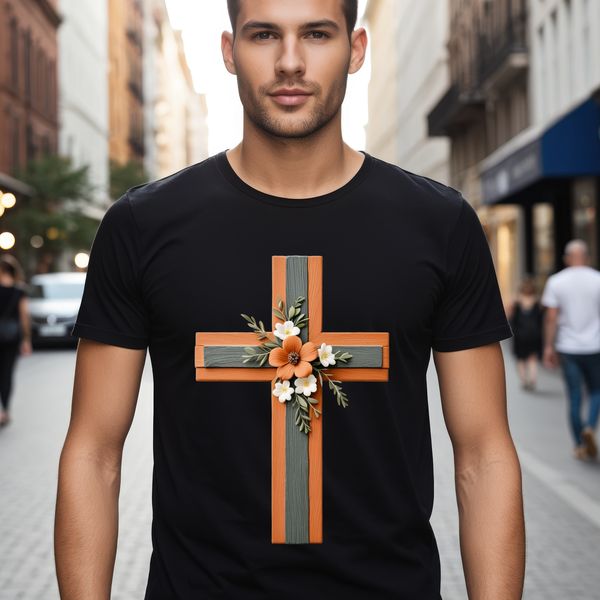 Traditional Crucifix Illustration A transparent PNG image of a traditional crucifix with intricate details.