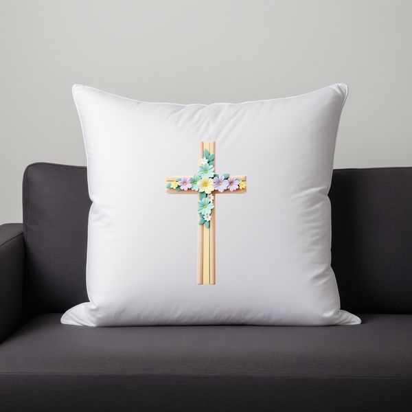 A transparent high-resolution image of a Christian crucifix against a clear background.